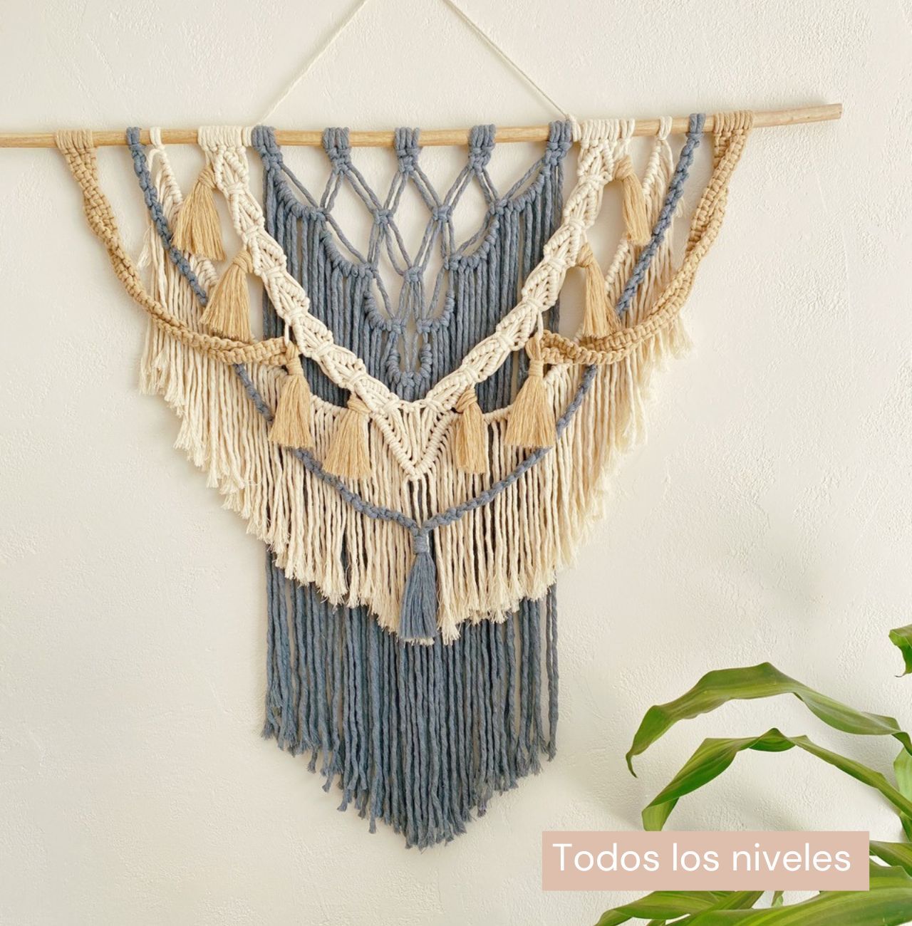 Curso Macramé mural Brisas del Mar