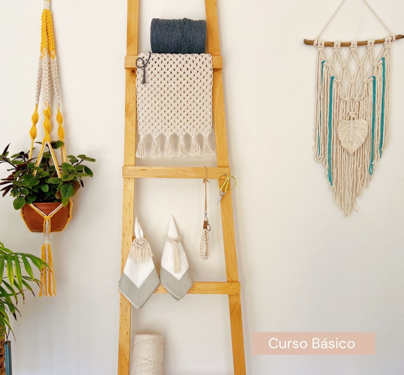 Macramé Básico Curso Regalos Fáciles y Rápidos